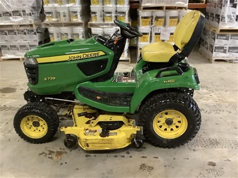 Width: 54 in Transmission: Hydro Engine Type: Gas Drive Type: AWD 2017 <strong>JOHN DEERE X739</strong> GARDEN TRACTOR, 25. . John deere x739 for sale craigslist near new york